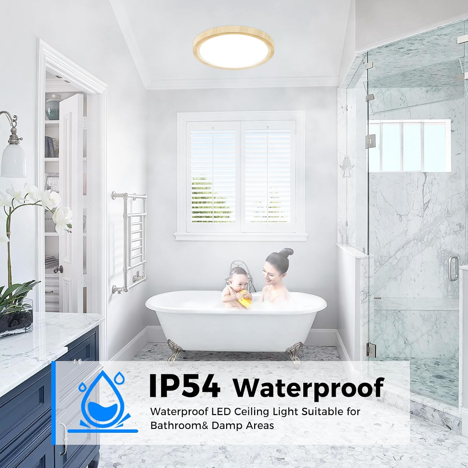 Thumbnail 5 de Peasur Bathroom Light 5 Colour Temp