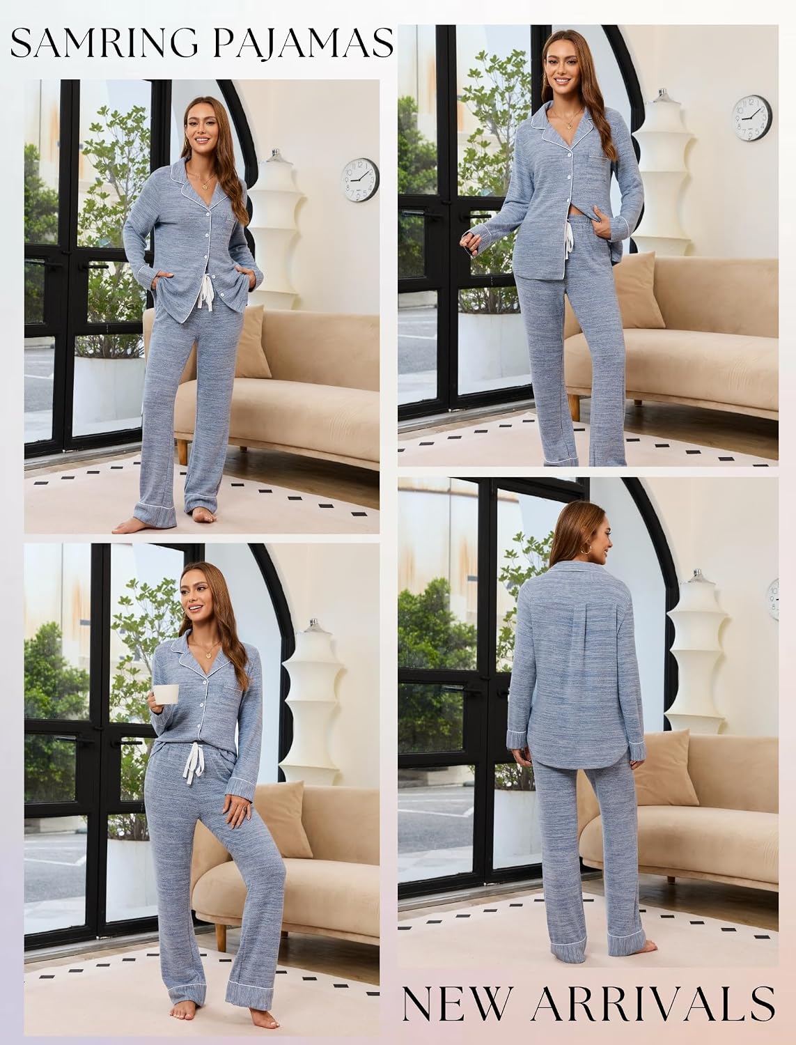 Detalle 2 de Samring Long Sleeve Pajama Set S-XXL