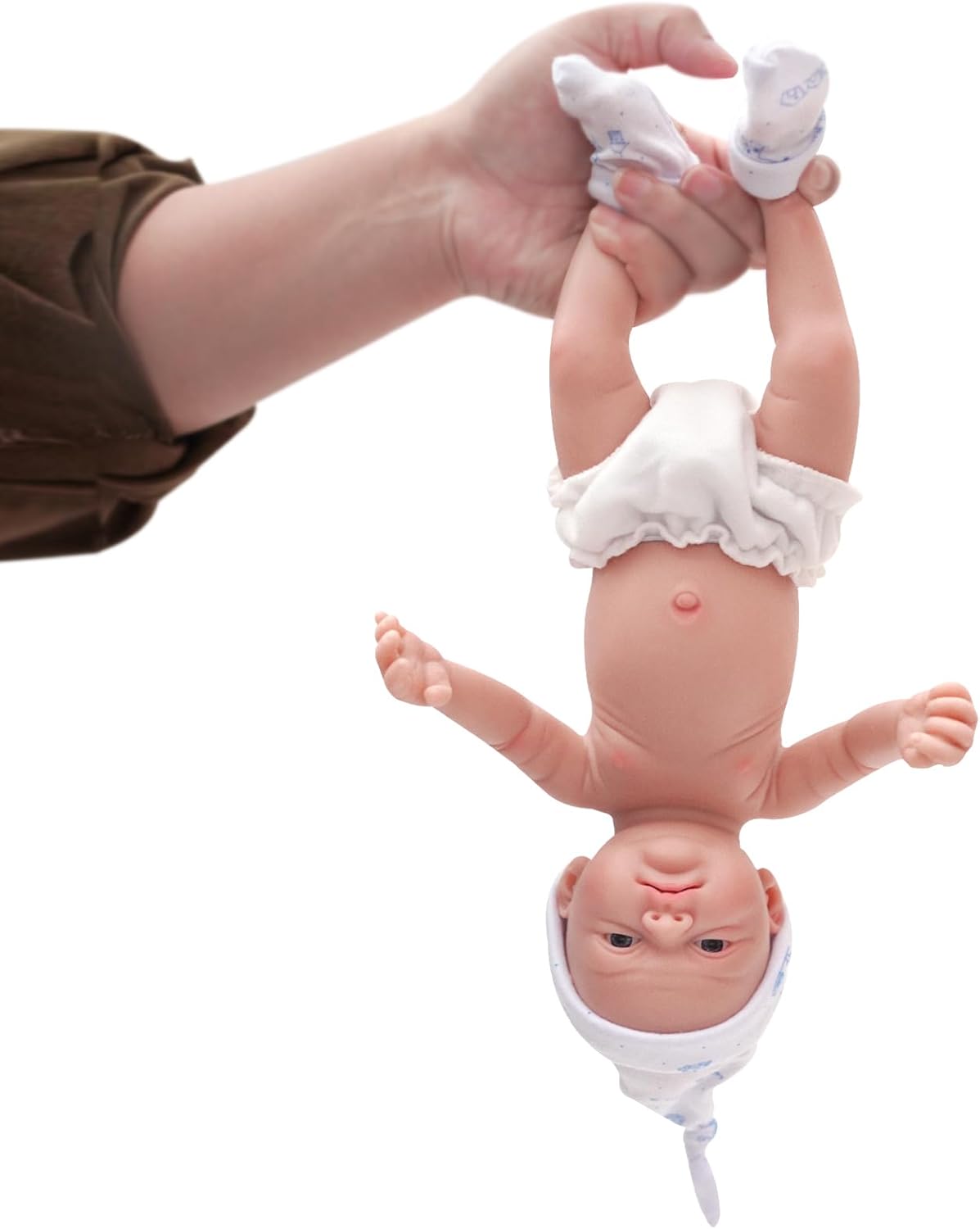 Detalle de MYREBABY 12" Micro Preemie Full Body Silicone Baby Doll Boy John Lifelike Reborn Doll