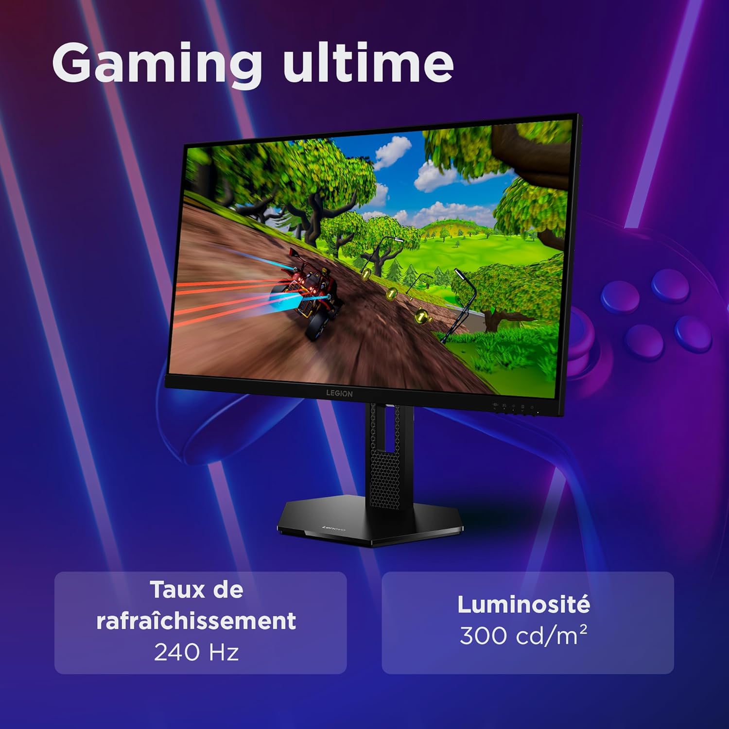 Thumbnail 6 de Lenovo Legion 27Q-10 — Écran gaming de 27 pouces QHD avec Eyesafe, 240 Hz et IPS