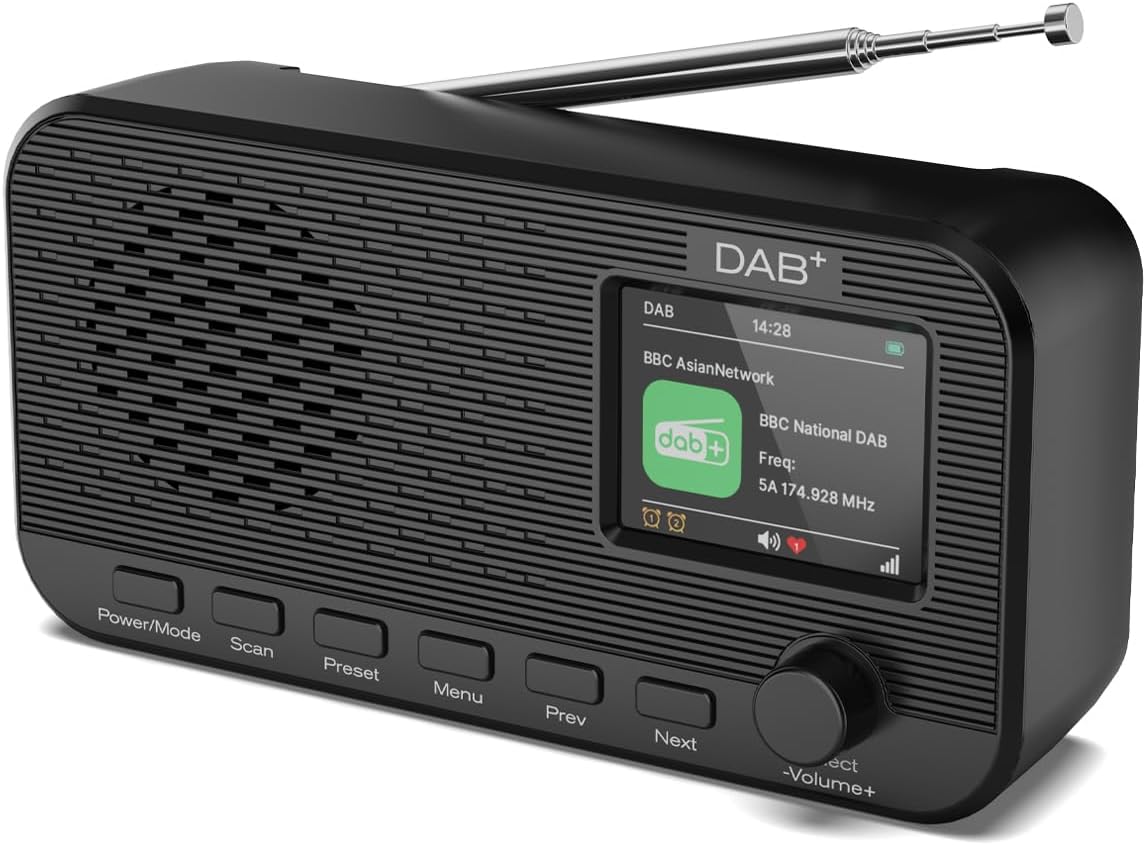 OiDiPi DAB Radio 2,4-Zoll