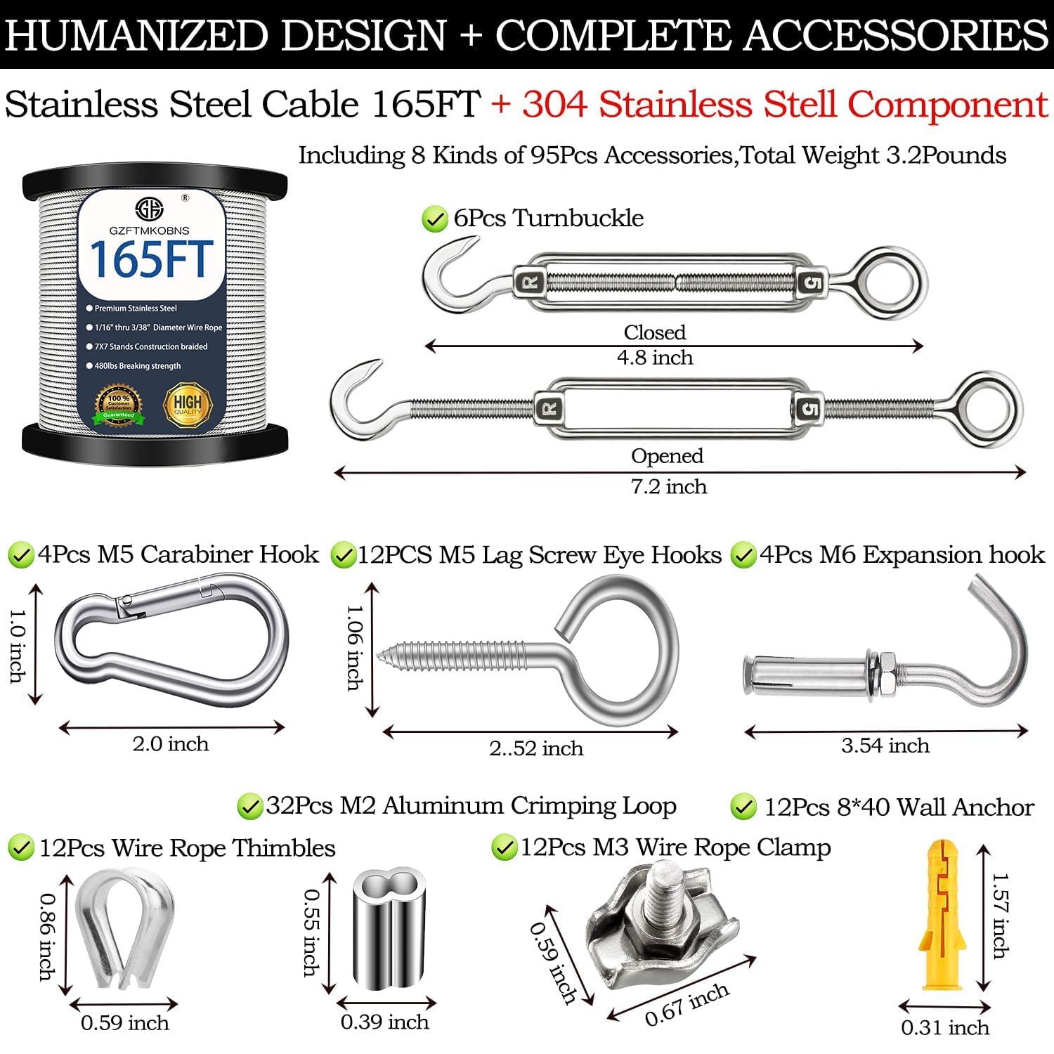 Thumbnail 4 de GZFTMKOBNS 2MM Garden Wire Kit