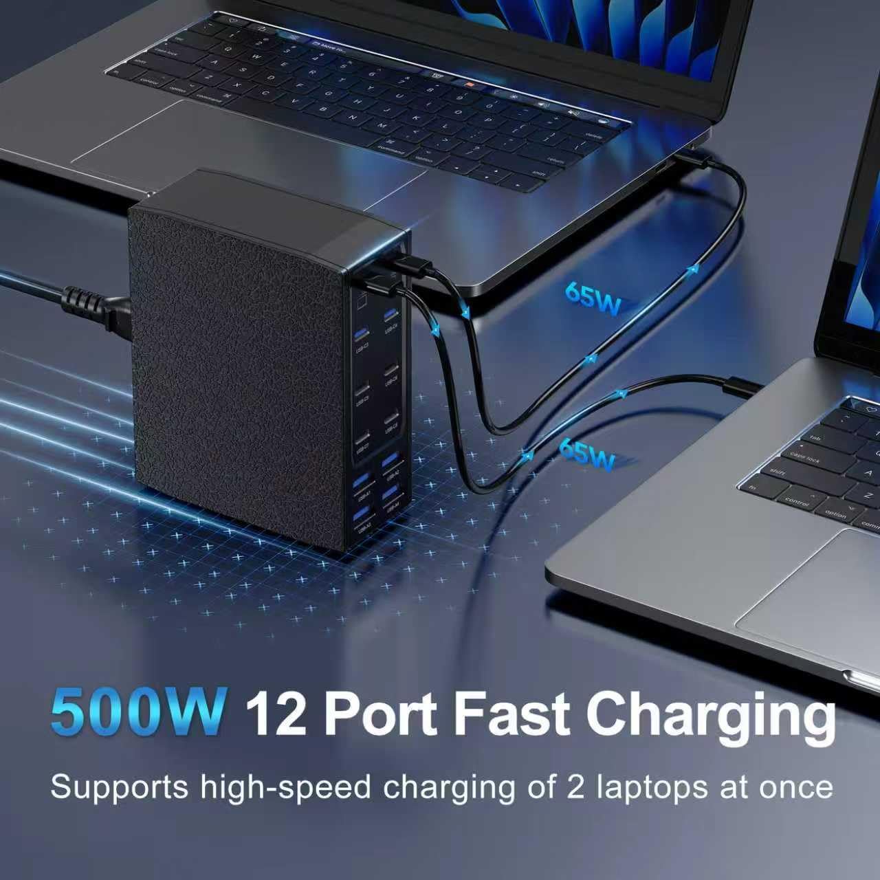 Thumbnail 2 de USB C Charger Block 500W, 12-Port Station 🔌