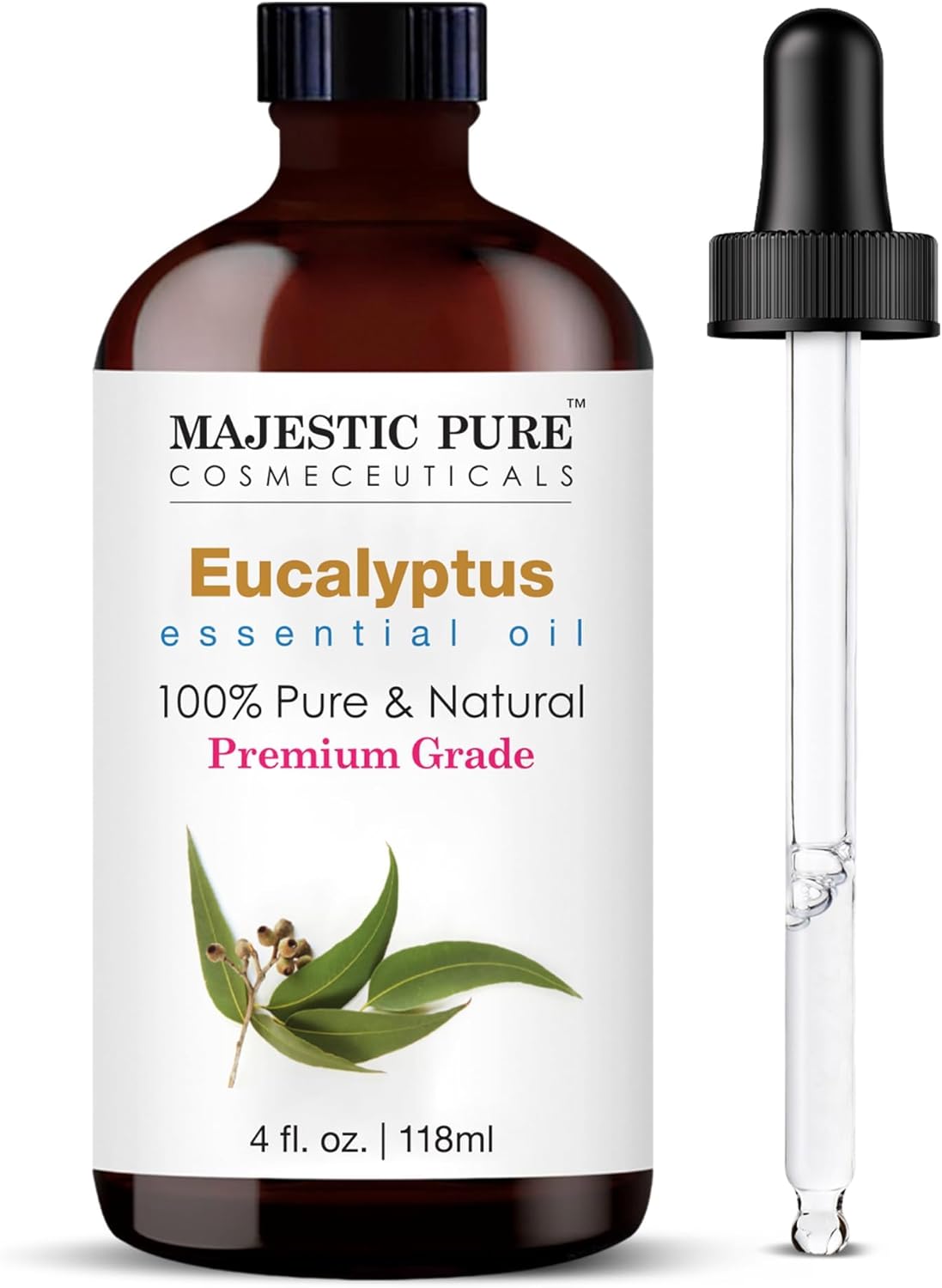 Detalle de Majestic Pure Eucalyptus Essential Oil 15 mL