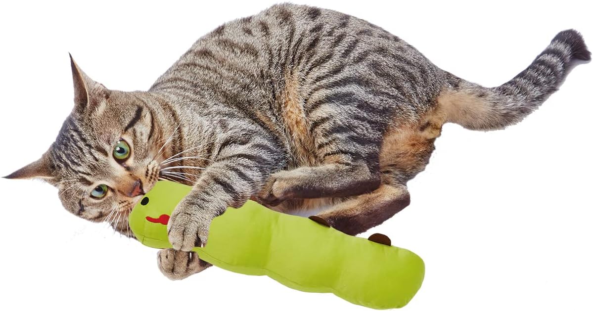 Thumbnail 6 de ペティオ(Petio)猫用おもちゃ けりぐるみ ワニ 14×10×32cm