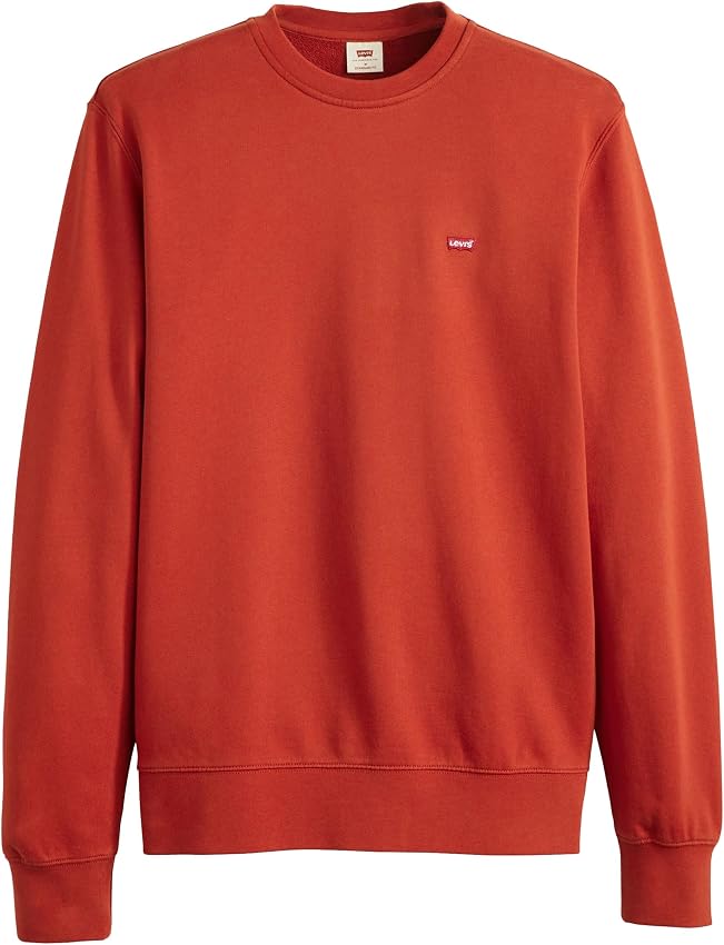 Detalle de Levi's The Original HM Crew Sudadera Hombre ❤️ Etruscan Red
