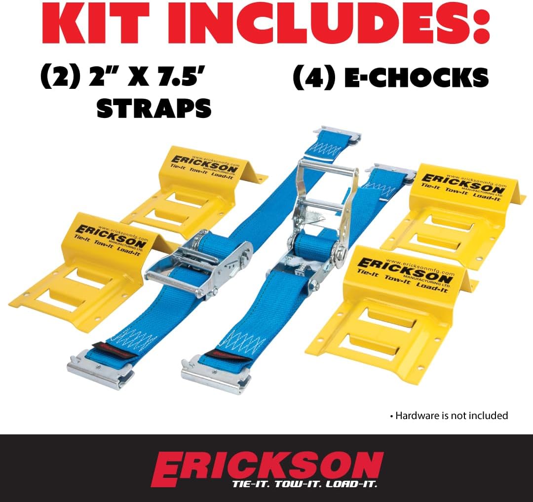 Thumbnail 3 de Erickson 09160 Wheel Chock Tie-Down Kit for ATV and off-road vehicles