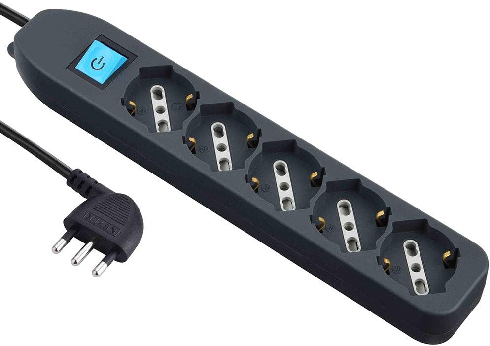 Detalle de Multipresa Electraline 62065 da 5 posti