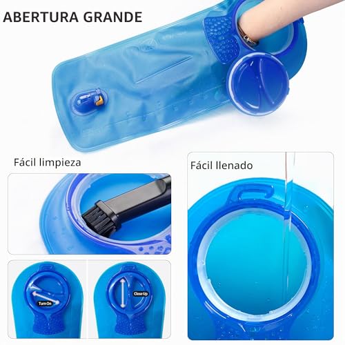Detalle 2 de Unigear Bolsa de Agua para Mochila de Hidratación con Tubo Desmontable