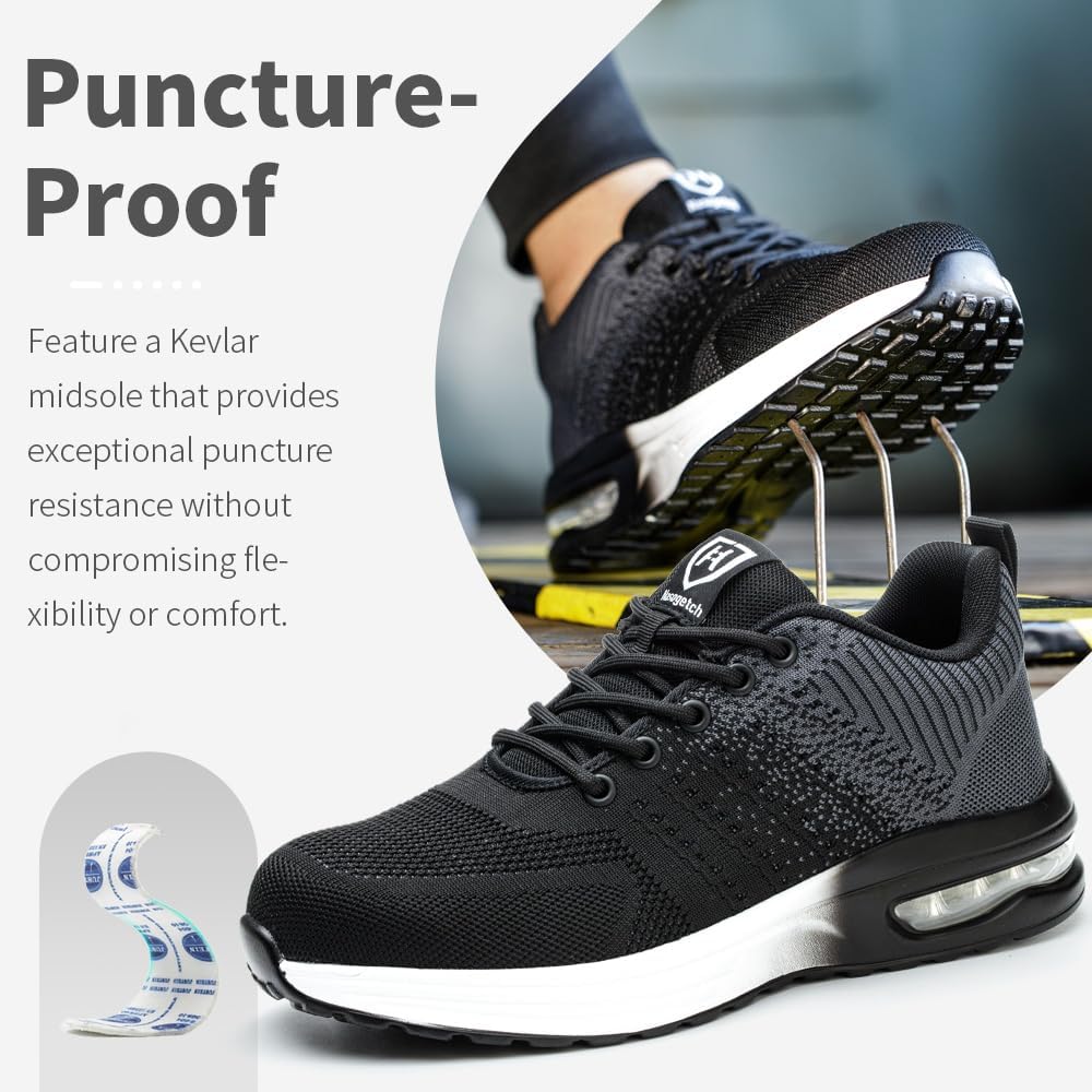 Detalle 2 de Nasogetch Sicherheitsschuhe Stahlkappenschuhe