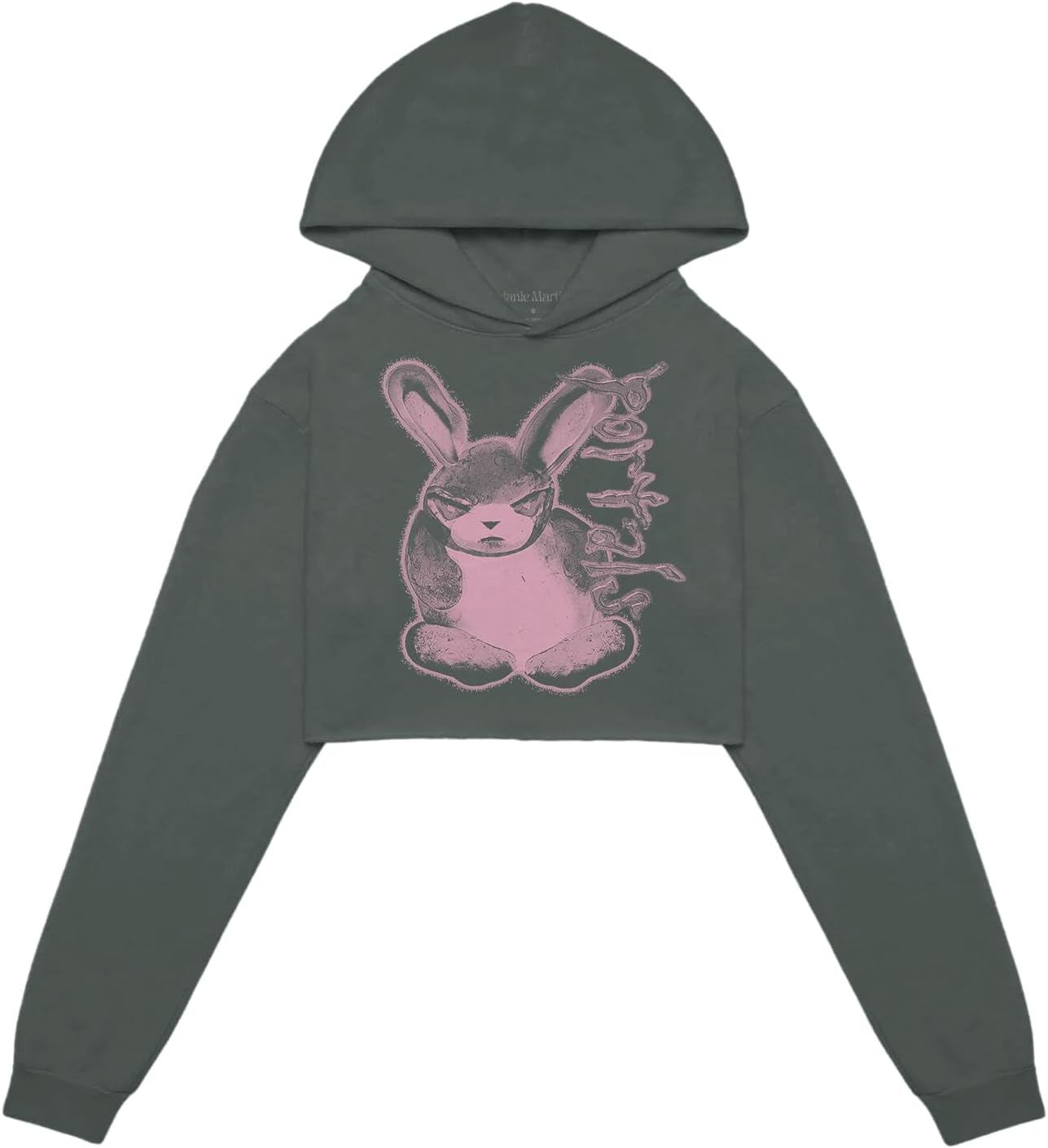 Detalle de Melanie Martinez Evil Bunny Crop Hoodie
