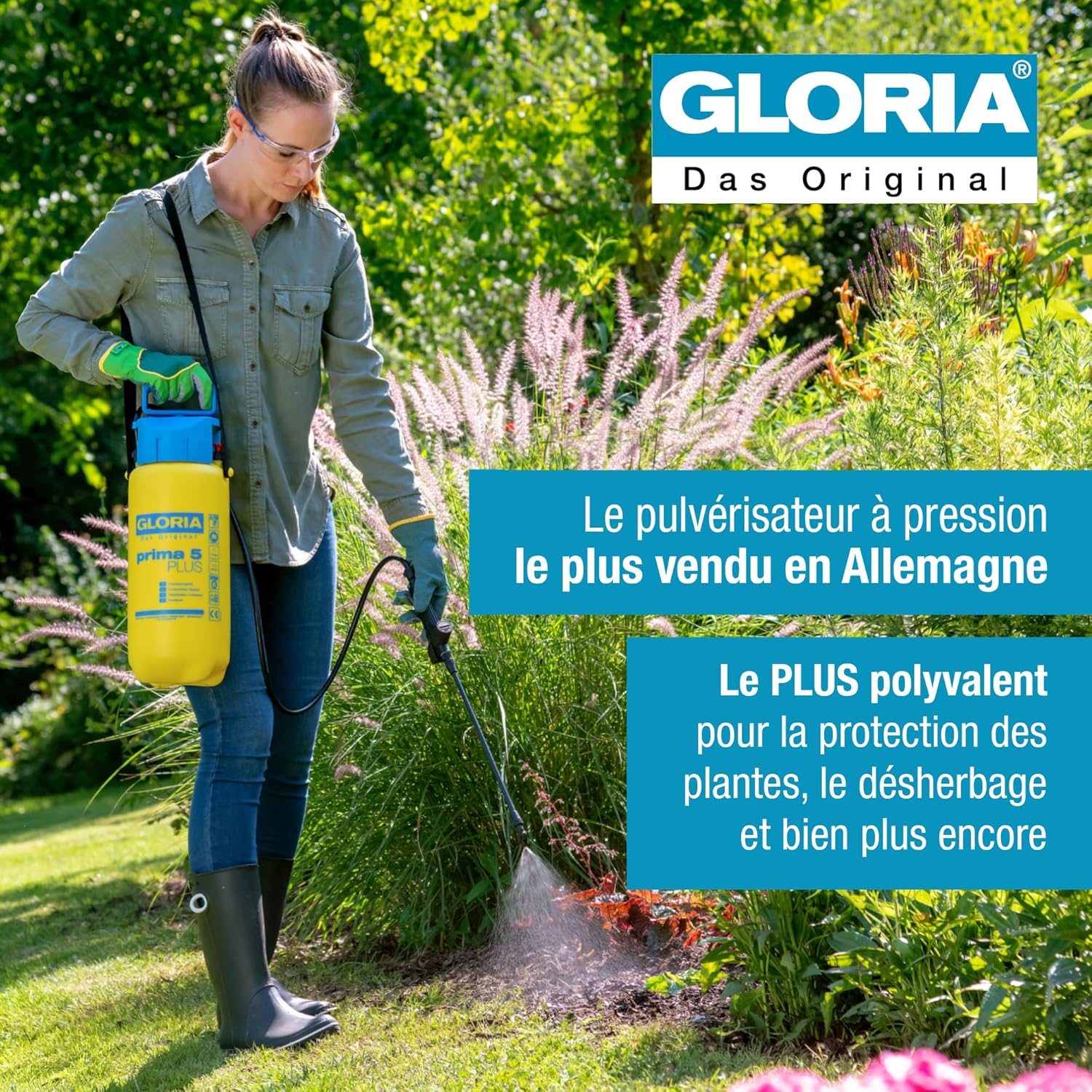 Thumbnail 1 de Gloria Pulvérisateur de Jardin Prima 5 Plus — Pulvérisateur à Pression 5 L, EPDM, résistant aux acides