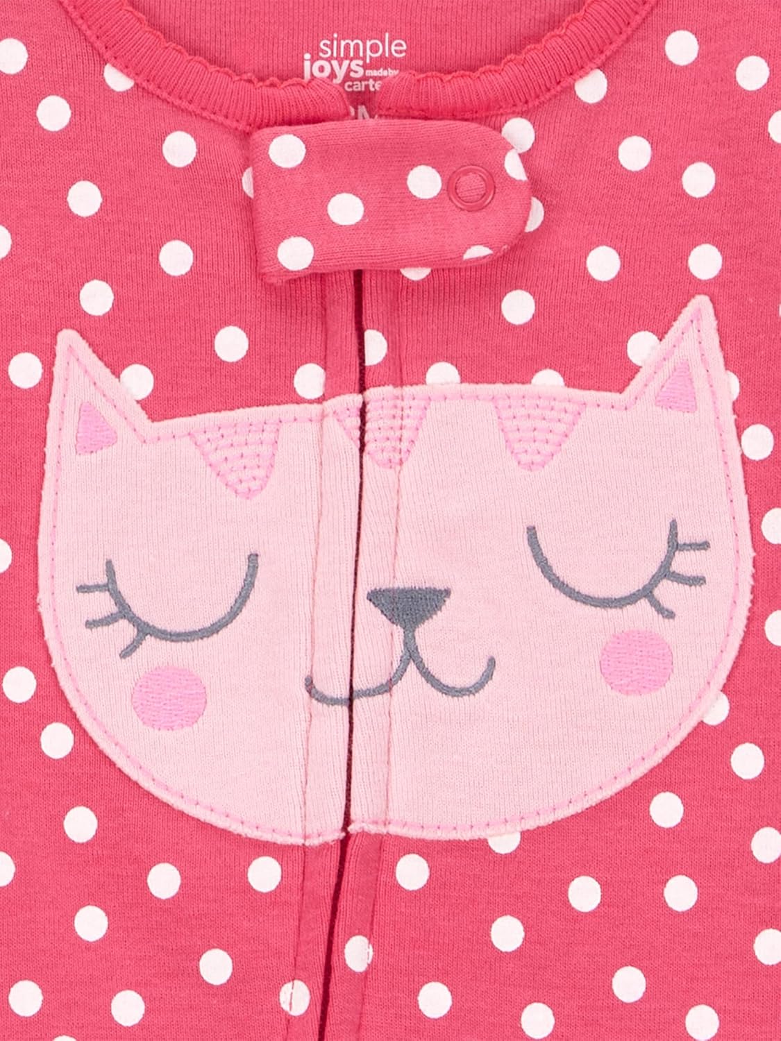 Detalle de Simple Joys by Carter's Baby-Boys 3-Pack Snug Fit Footless Cotton Pajamas