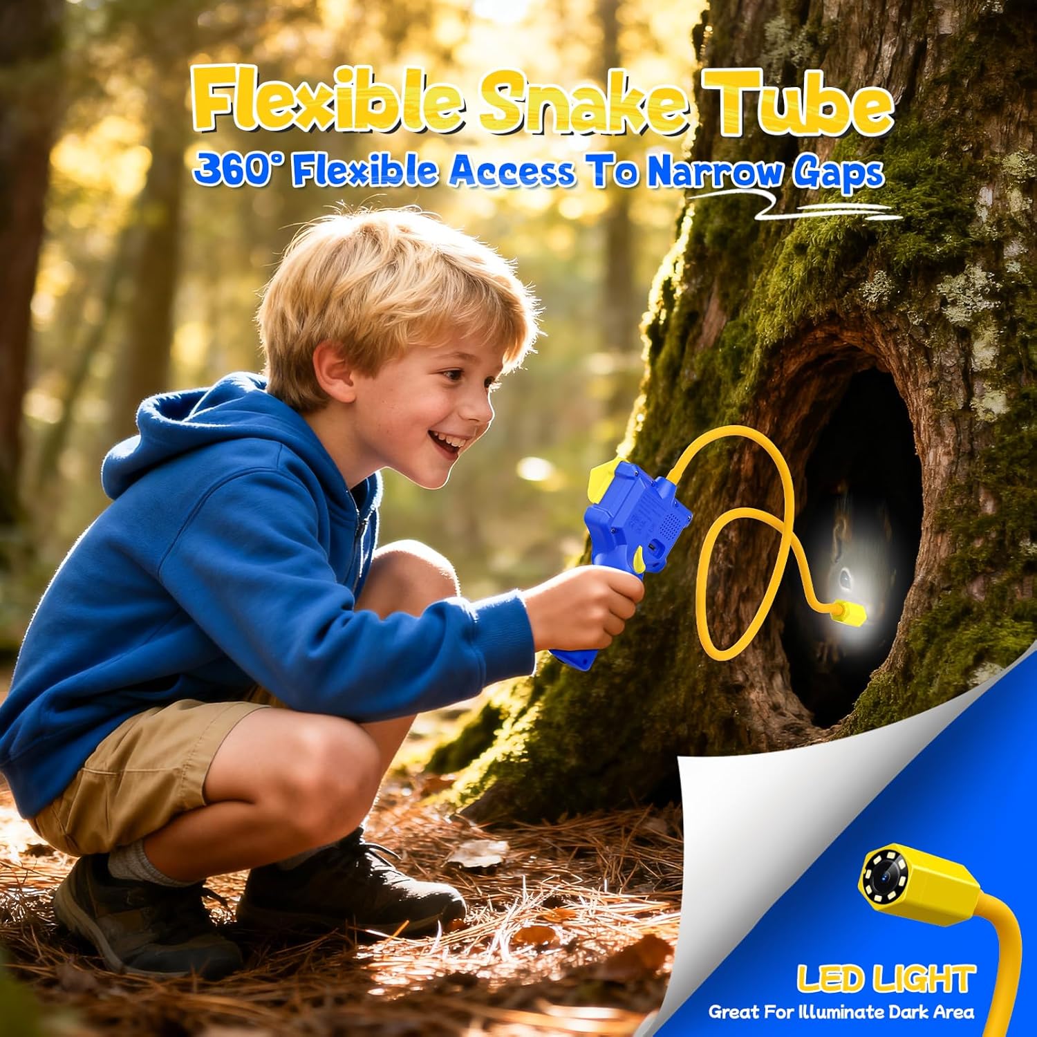 Thumbnail 6 de Outdoor Endoscope Camera for Kids: 2.4" LCD, IP67, 32GB Included – for 3–9 Year Olds
