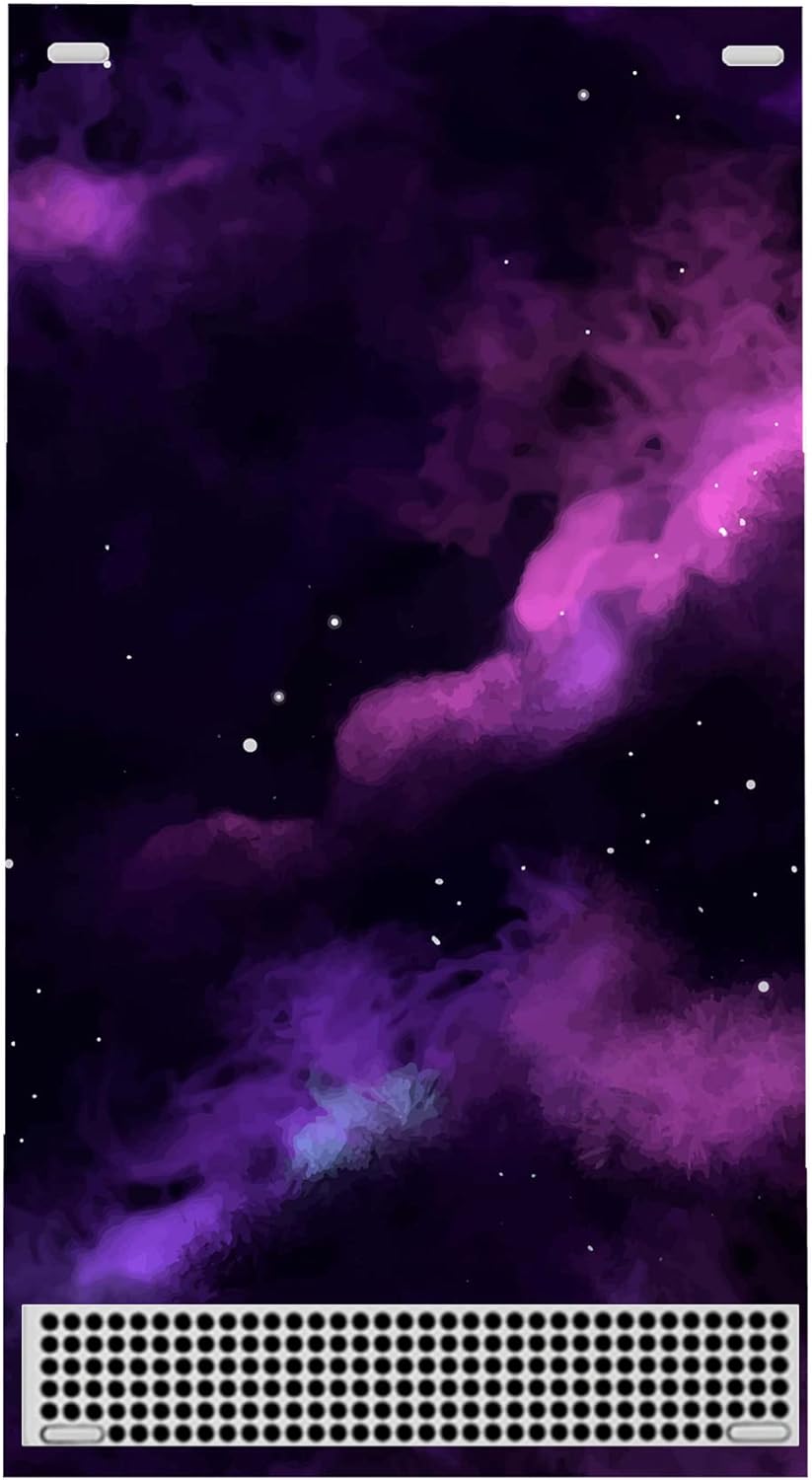 Detalle 2 de Playvital Purple Deep Space Custom Vinyl Skins for Xbox Series S (Console + Controller)