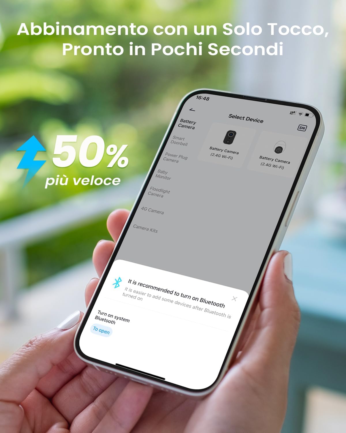 Thumbnail 6 de ieGeek S5 Telecamera Wi‑Fi 2K con pannello solare