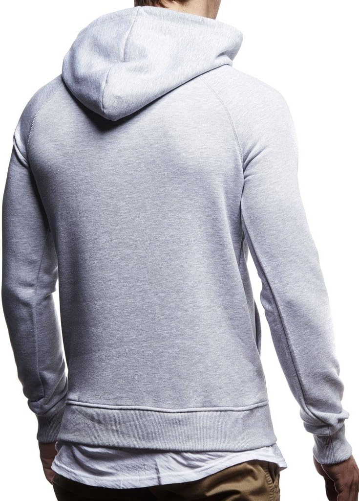 Thumbnail 2 de Leif Nelson LN8125 – Sweat-shirt à capuche homme coupe ajustée, style moderne