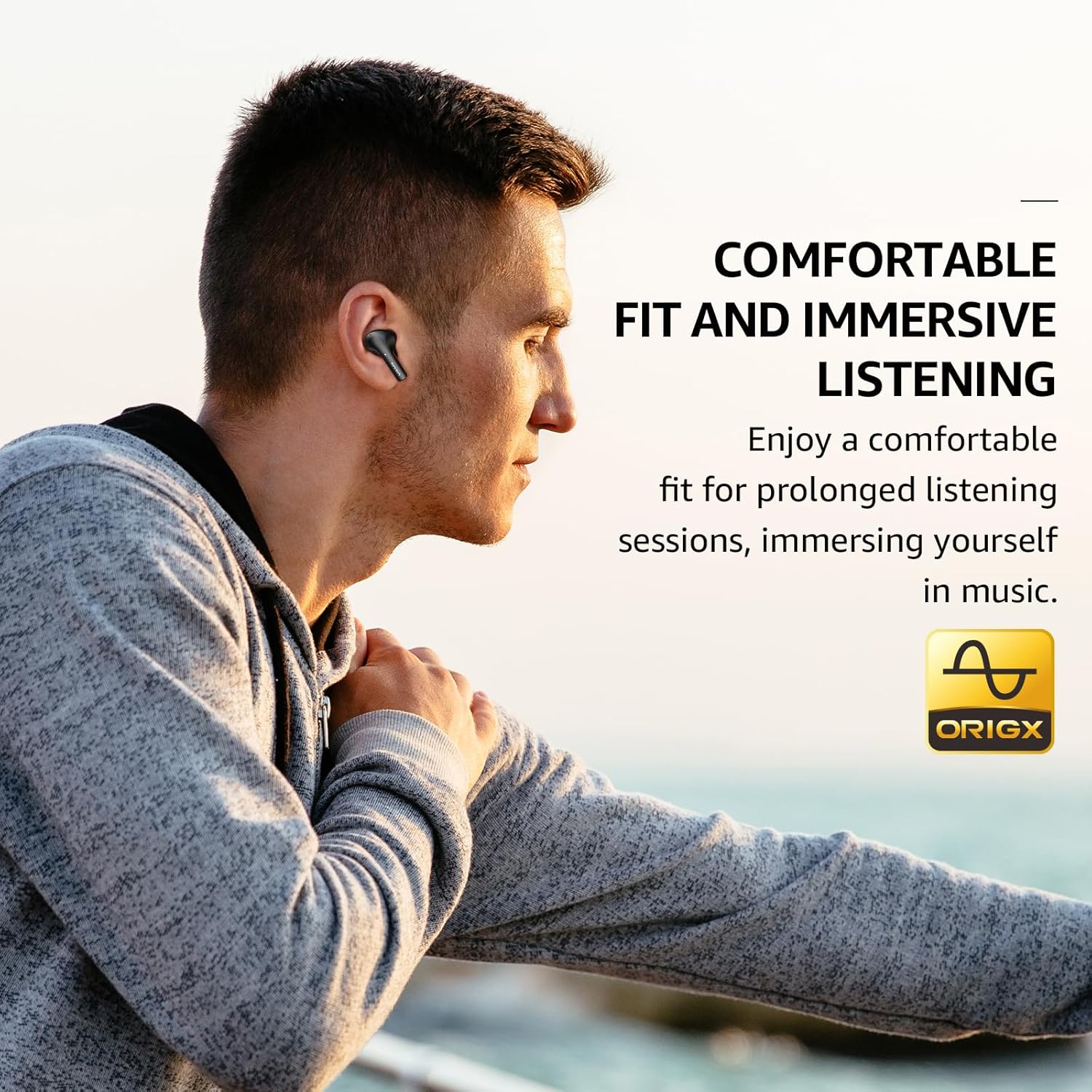 Thumbnail 6 de TOZO E2: cuffie Bluetooth 5.3 con driver da 10 mm, 32 EQ e autonomia fino a 30 ore