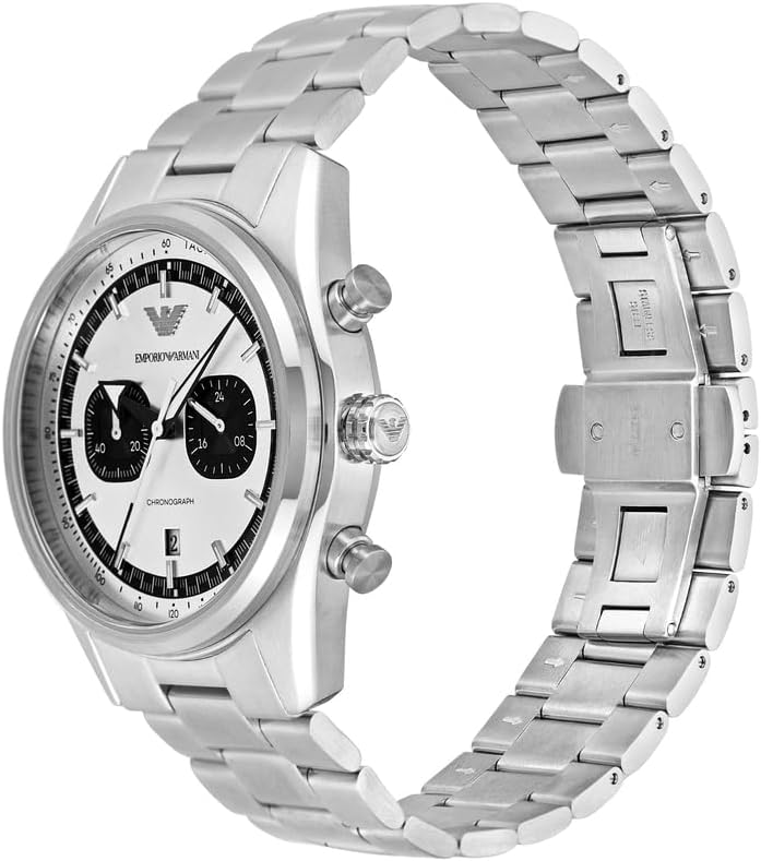 Thumbnail 2 de Emporio Armani Watch for Men – Quarz-Chronograph mit 42-mm-Edelstahlarmband