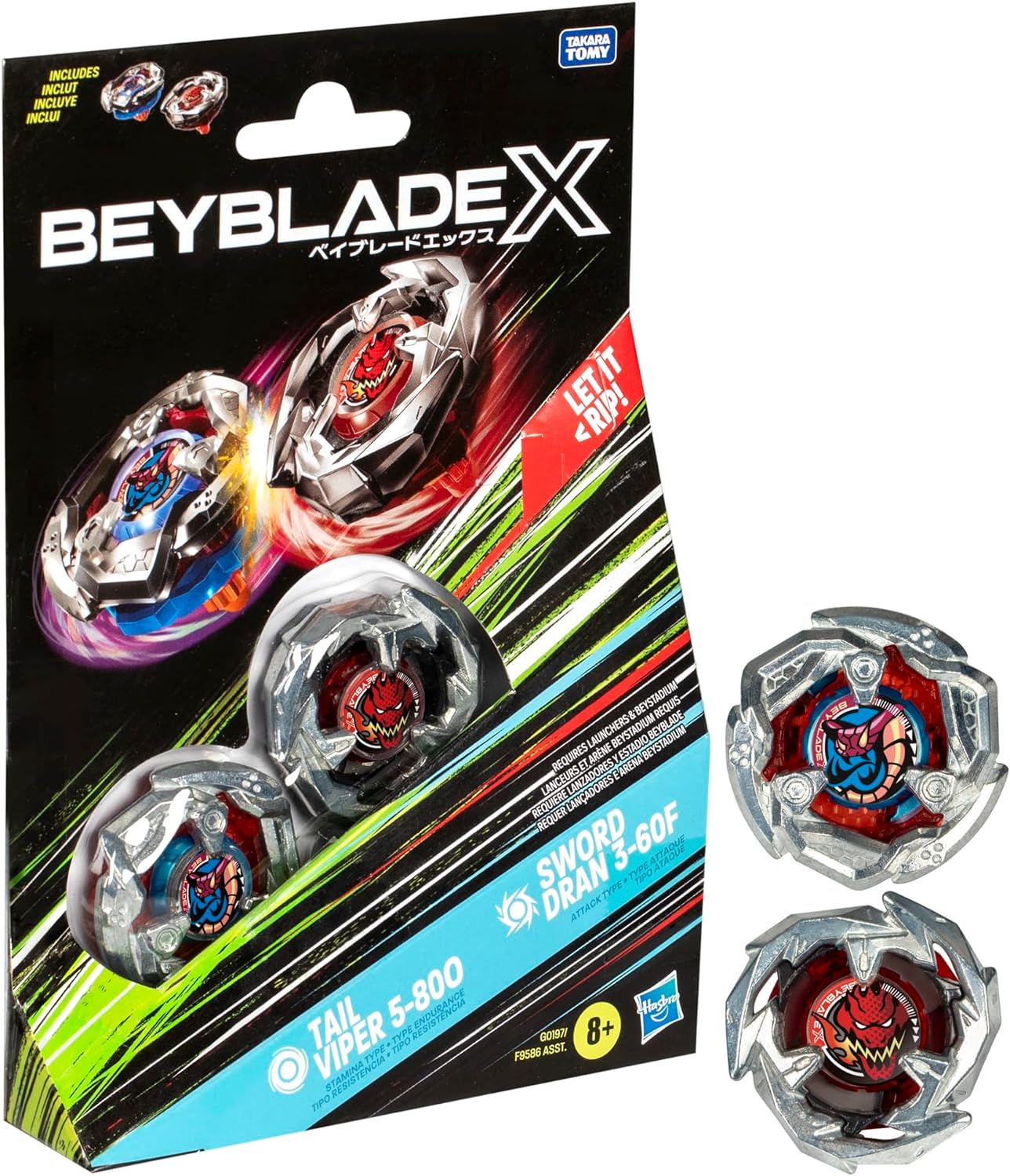 Thumbnail 3 de Hasbro Beyblade X Dual Pack 2 trottole
