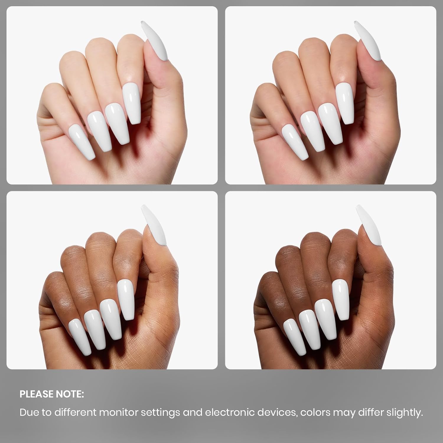 Detalle de Beetles 3Pcs 15ml White Gel Nail Polish and No Wipe Gel Top Coat & Base Coat Set