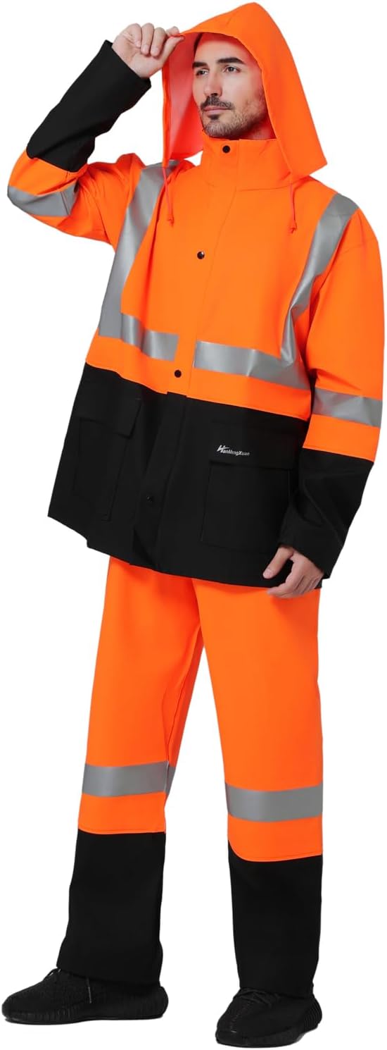 Thumbnail 6 de HANMENGXUAN Rain Suit PVC/PU