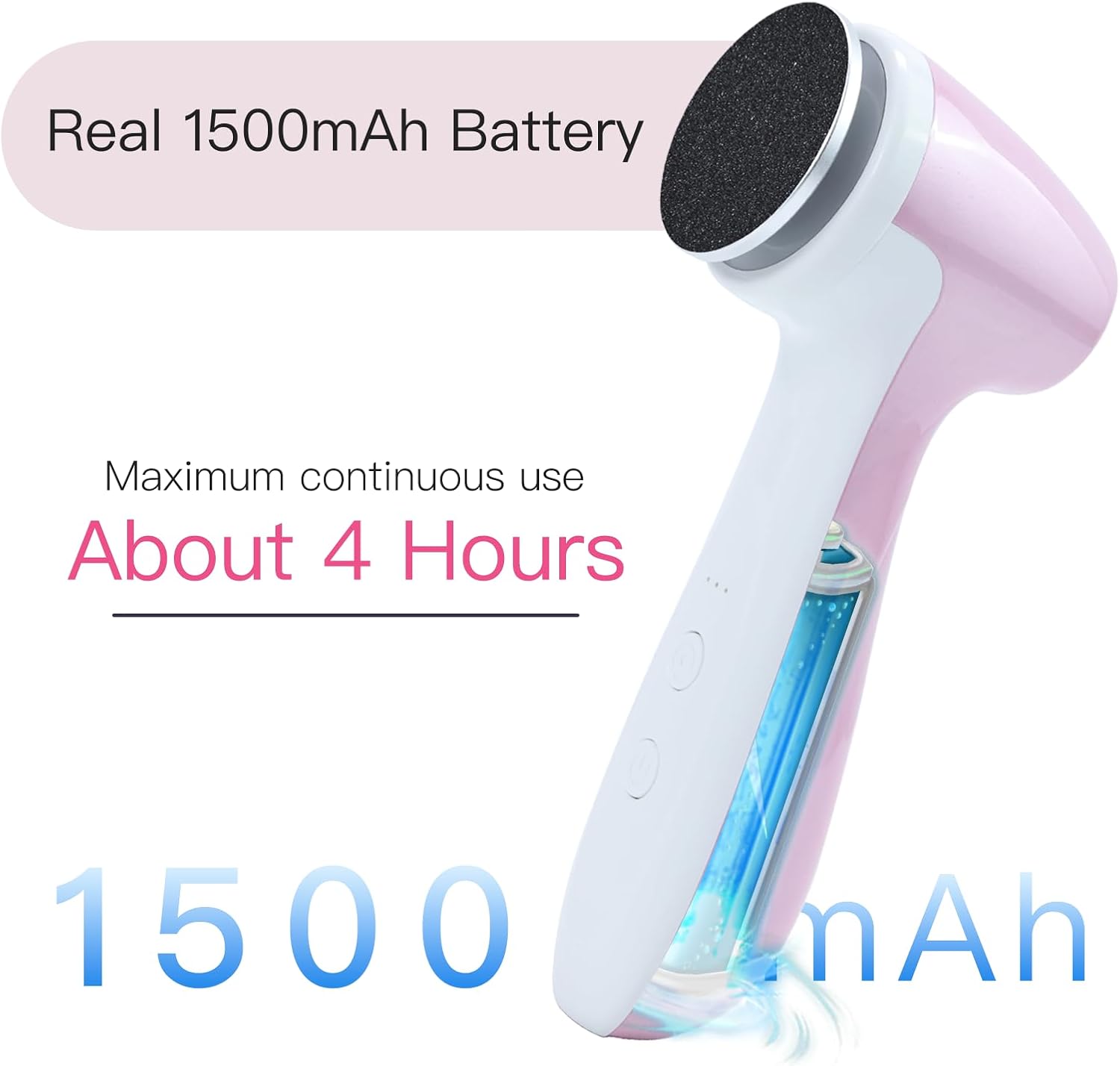 Detalle 2 de AprElm E7 electric foot file 1000 RPM