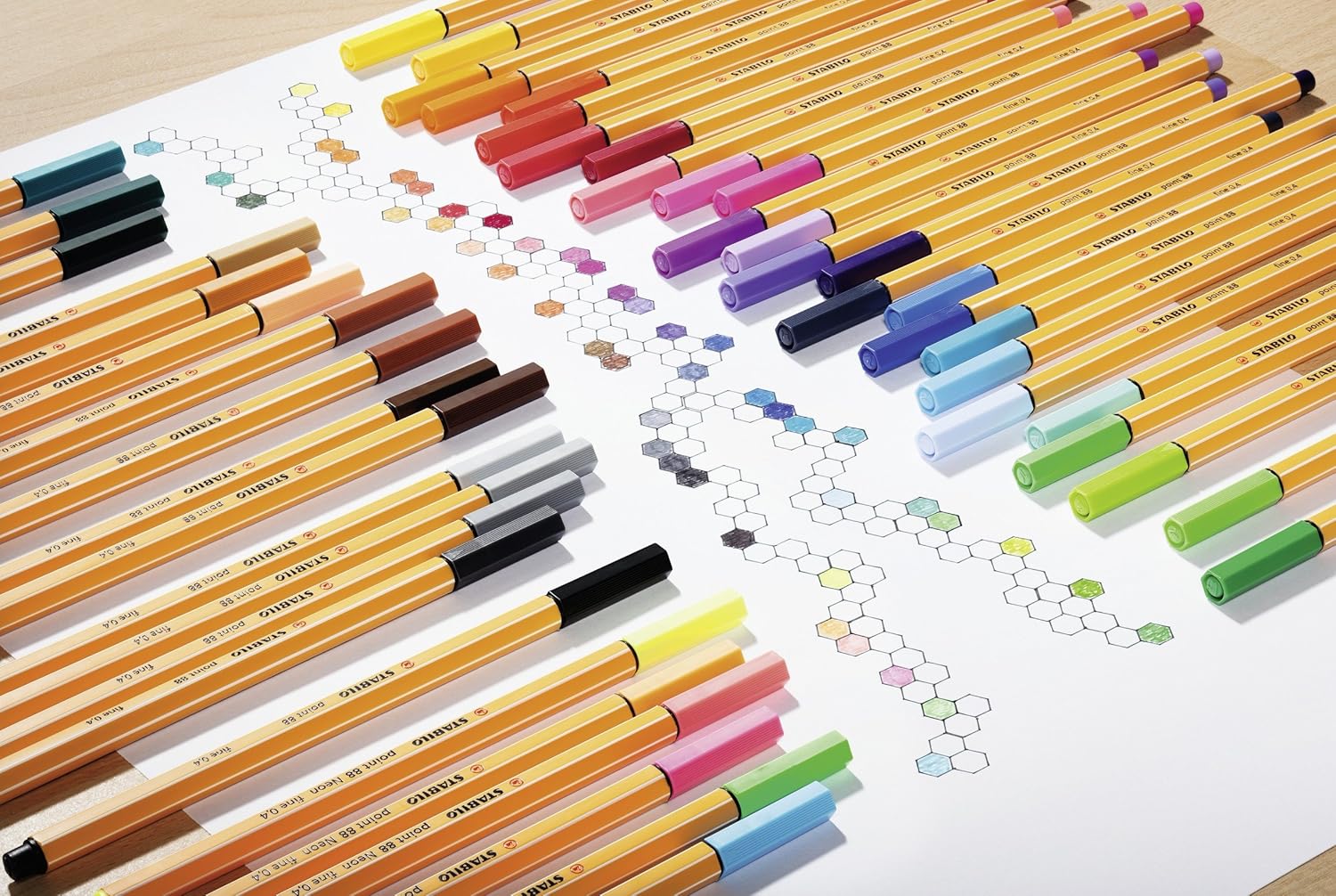 Thumbnail 6 de STABILO Fineliner point 88 ARTY 25er Rollerset – präzise Linien in brillanten Farben