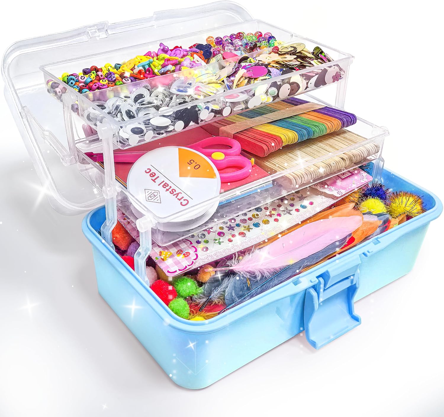 Detalle de 3000+ Pcs Art and Craft Supplies for Kids 3000+