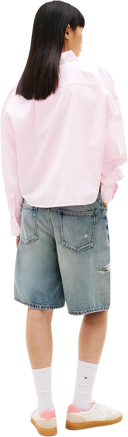 Thumbnail 1 de Tommy Jeans TJW Essential Crop Shirt Dw0dw22766 – Camicia a maniche lunghe donna, crop