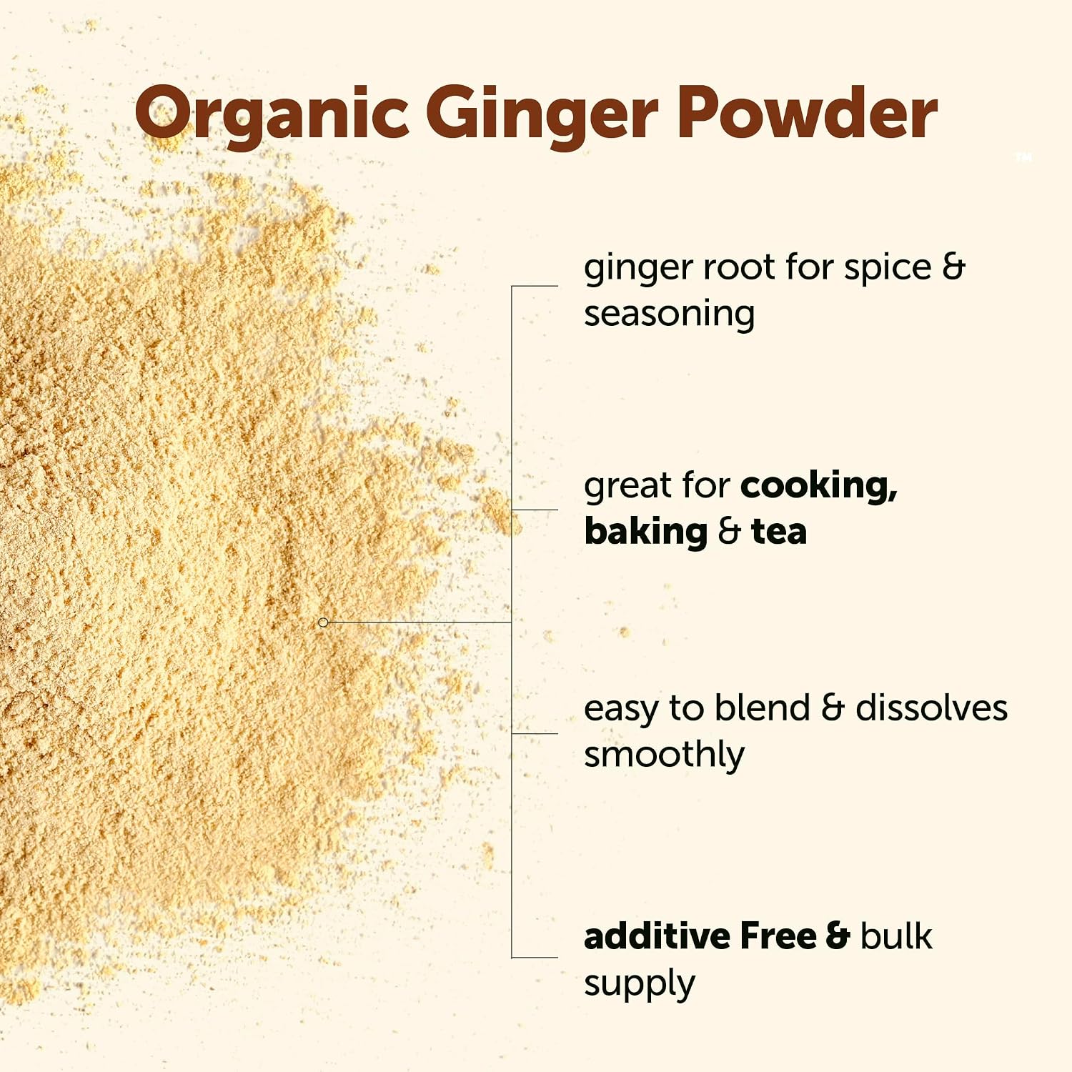 Thumbnail 3 de Micro Ingredients Organic Ginger Powder, 2 lb (32 oz), Non-GMO