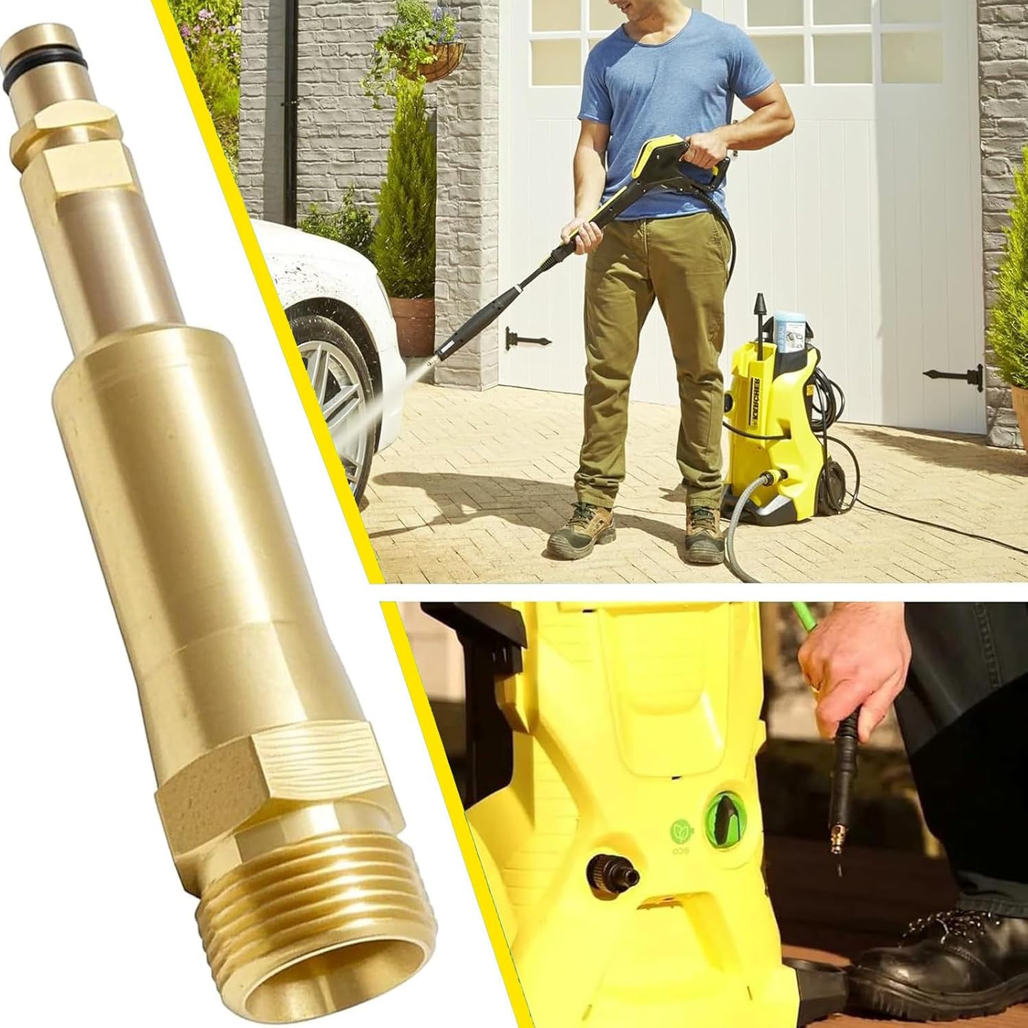 Thumbnail 6 de SANTUO Quick-Click M22x1.5 brass adaptor