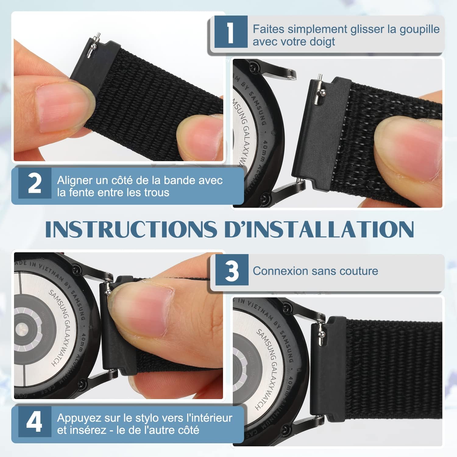 Thumbnail 2 de Vodtian Nylon Armband 24mm