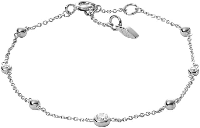 Thumbnail 6 de Fossil Bracciale da donna in argento sterling con chiusura a moschettone