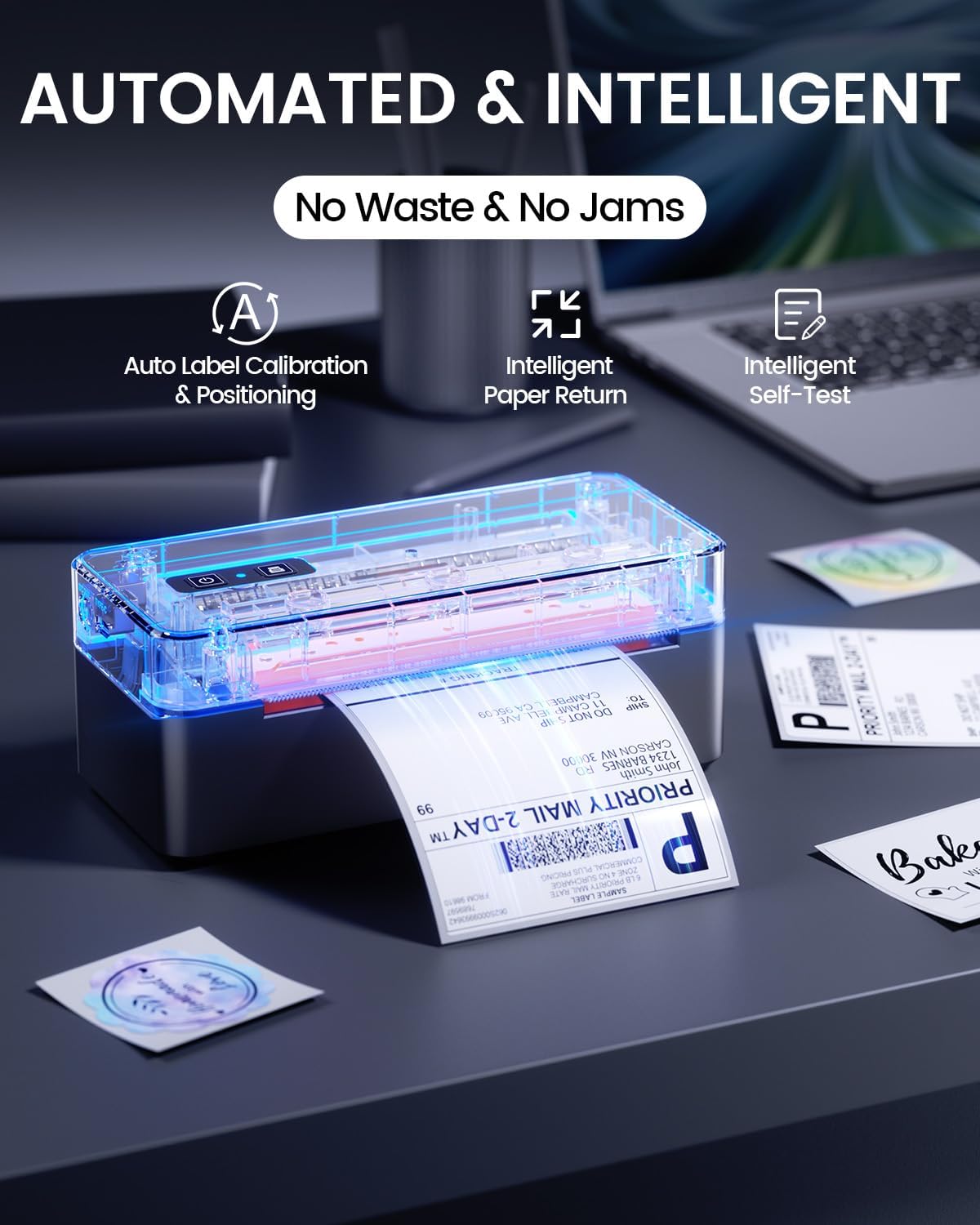Detalle de ASprink 4x6 Thermal Label Printer