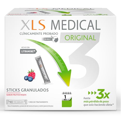 Detalle de XLS Medical Original Pack 1 mes de tratamiento (90 sticks) – pérdida de peso con Litramine