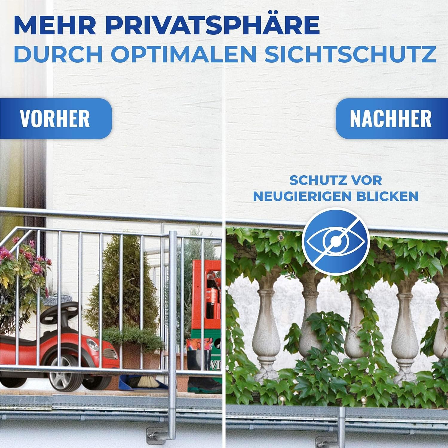 Thumbnail 4 de Maximex - Sichtschutz Efeu: brise-vue décoratif et adaptable pour balcon