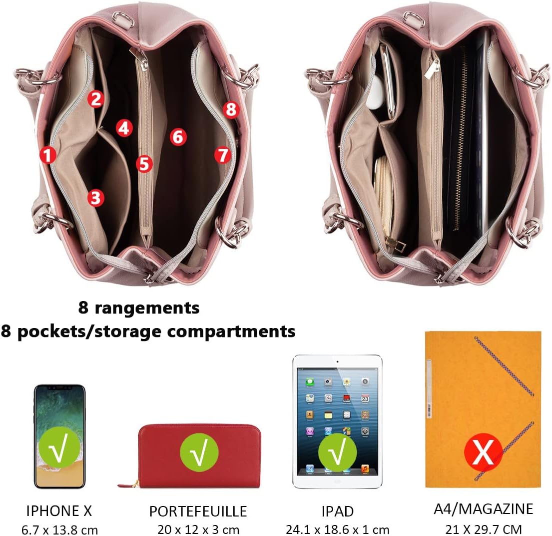 Thumbnail 6 de CRAZYCHIC Sac à Main Multicolore 30x22x13 cm