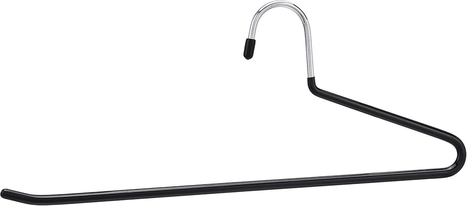 Detalle de Amazon Basics Hosenbügel – 30er-Pack, verchromt, offener Rand