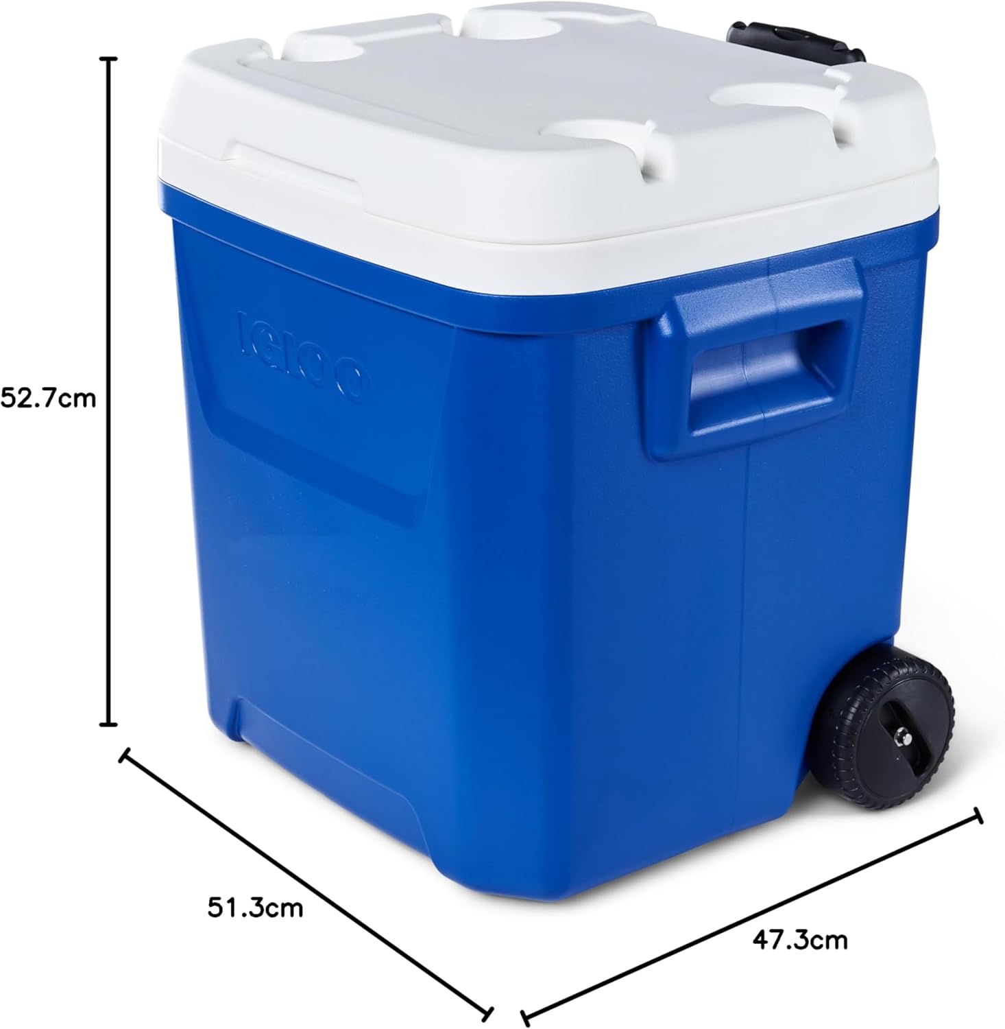 Thumbnail 5 de IGLOO Laguna 60 Kühlbox 56L – Große Passiv-Kühlbox mit Rollen & Teleskopgriff