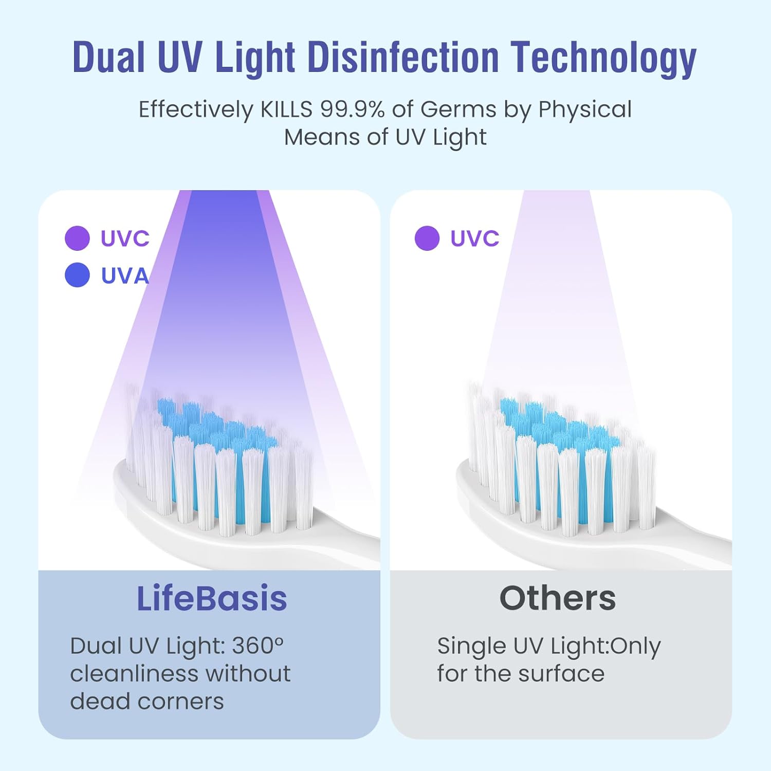 Thumbnail 1 de LifeBasis Porte brosse à dents mural 50 jours 🪥