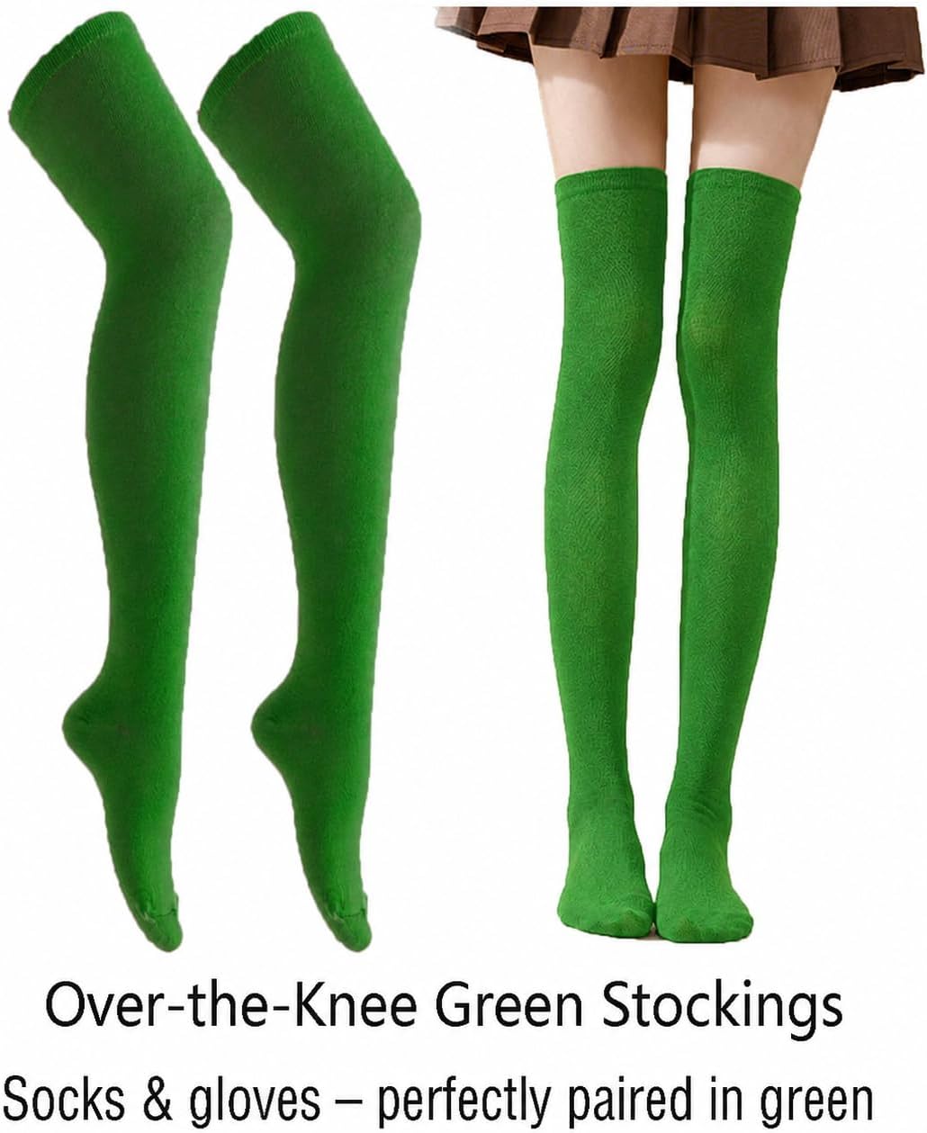 Detalle de Wakejoy Witch Costume with Green Gloves