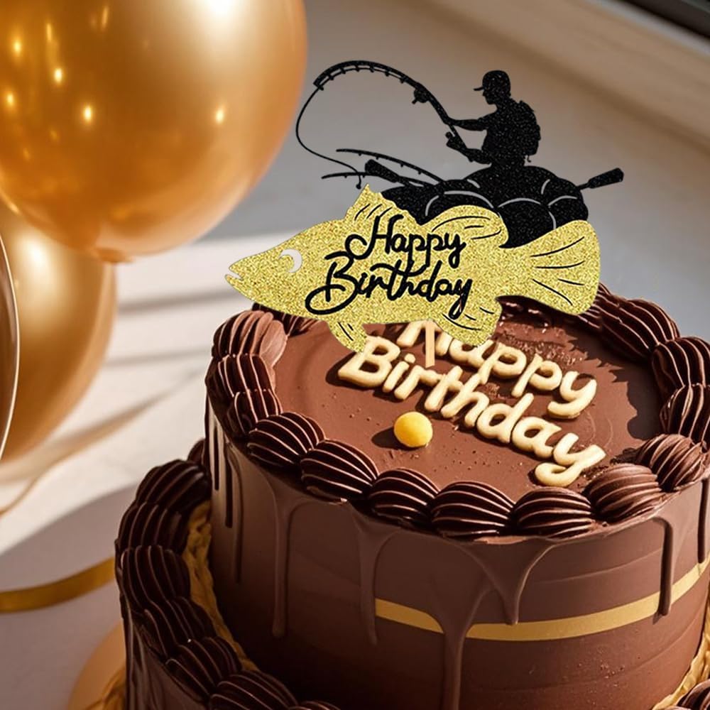 Thumbnail 3 de Silars Angler Cake Topper 1 Stück 🎂