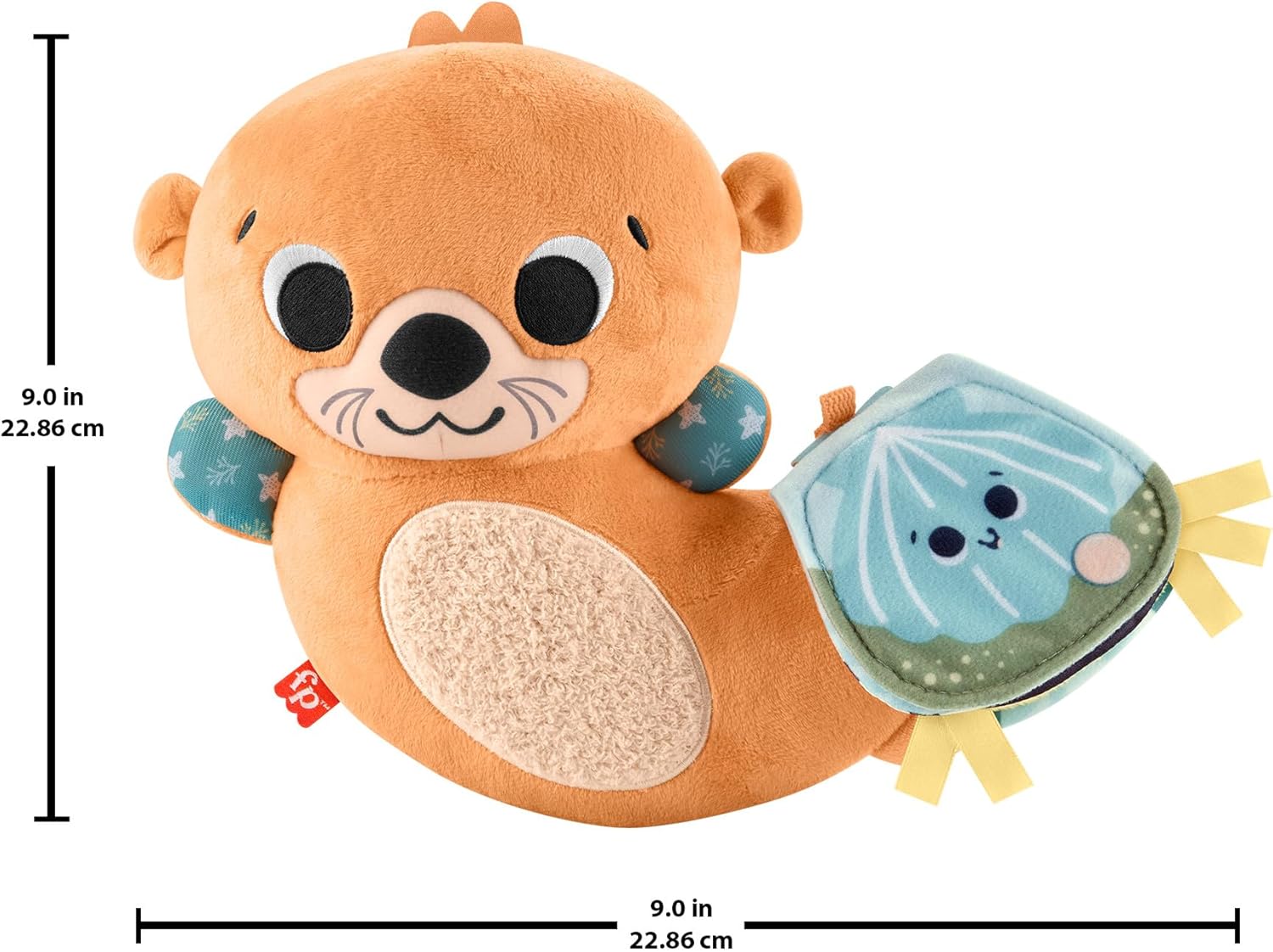 Thumbnail 4 de Fisher-Price Lontra 2-in-1 HXG96: peluche sensoriale con suoni, movimento e specchietto