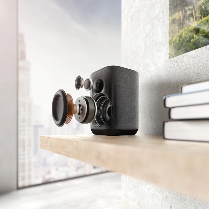 Thumbnail 8 de Denon Home 150 NV Schwarz Doppelpack – HEOS Multiroom für Musik und Heimkino als Rear-Speaker