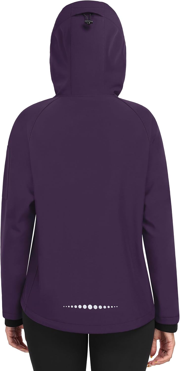 Detalle de MoFiz Women's Softshell Jacket with Fleece Lining