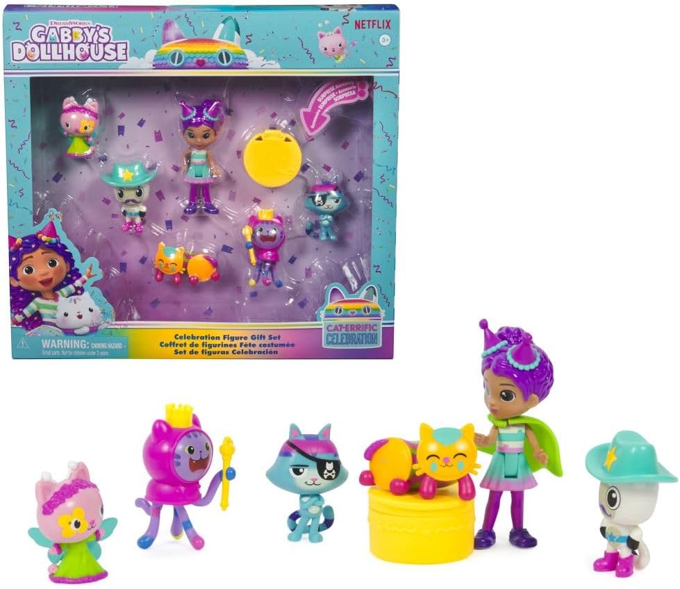 Thumbnail 3 de Gabby’s Dollhouse: The Movie – Set Mini Personaggi del Film, 11 pezzi con accessori