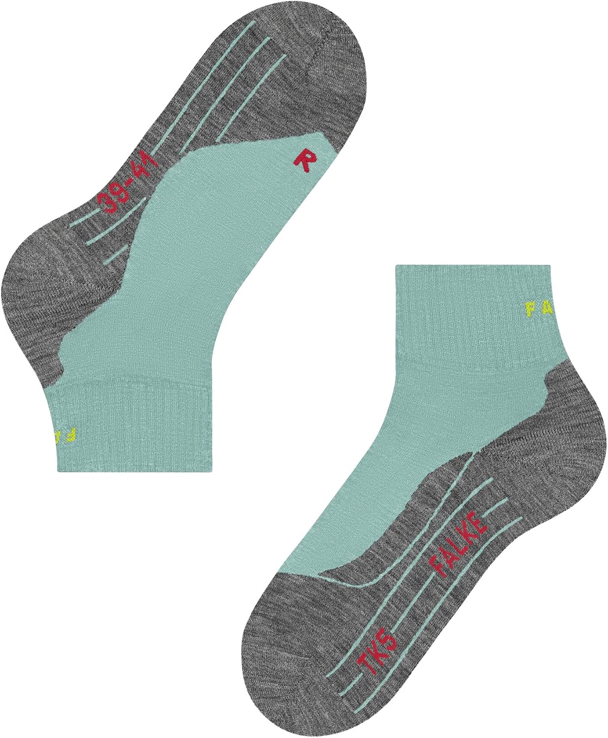 Detalle 2 de FALKE Damen TK5 Short Wandersocken – atmungsaktive Merinowolle, schnelle Trocknung, geruchshemmend