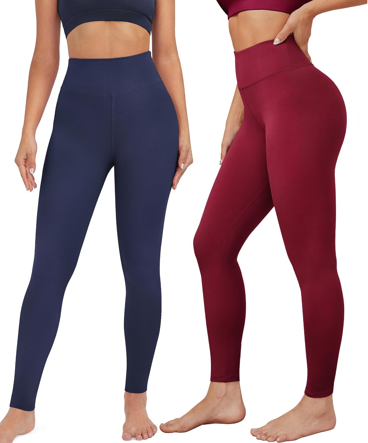 Detalle de VALANDY Creamlush 3-Pack High Waisted Tummy Control Leggings (S–5XL)