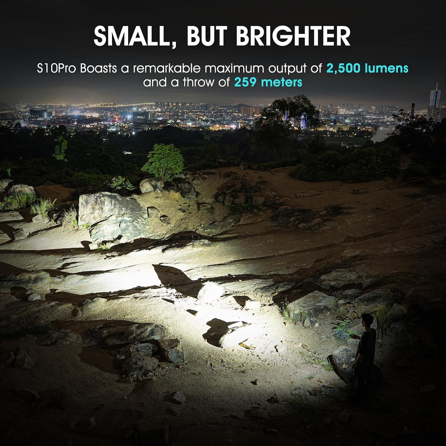 Thumbnail 3 de Rechargeable LED Torch 2500 Lumens — Small Tactical Magnetic IPX8 Waterproof